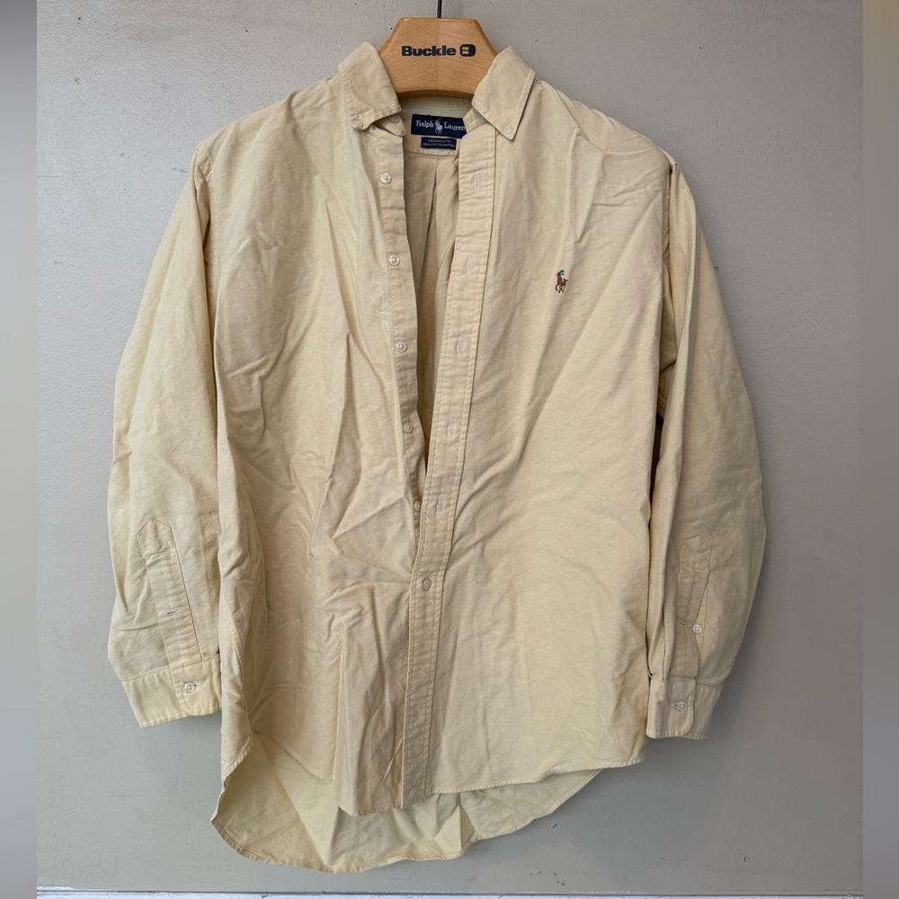 Ralph Lauren’s Yarmouth yellow button down men’s 16 - 34